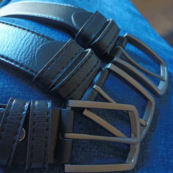 Other - 🔥3PK Hot Unisex New Big Men's 44" PU Leather Tall Business Women Belt